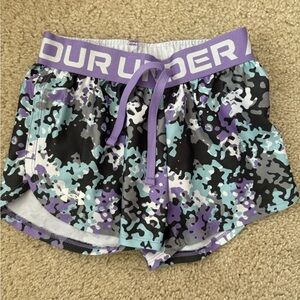 Under Armour Purple and Black Athletic Shorts